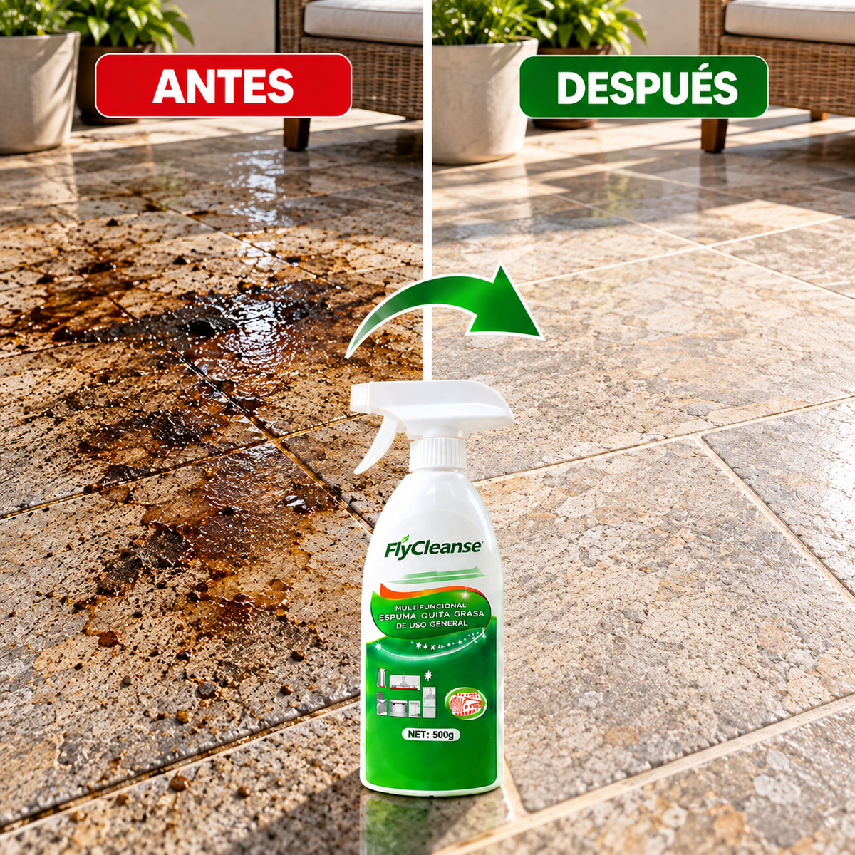 🧼✨ FLYCLEANSE LIMPIADOR MULTIUSOS EN ESPUMA QUITA GRASA Y MANCHAS | LIMPIEZA PROFUNDA PARA TU HOGAR  🚚💚