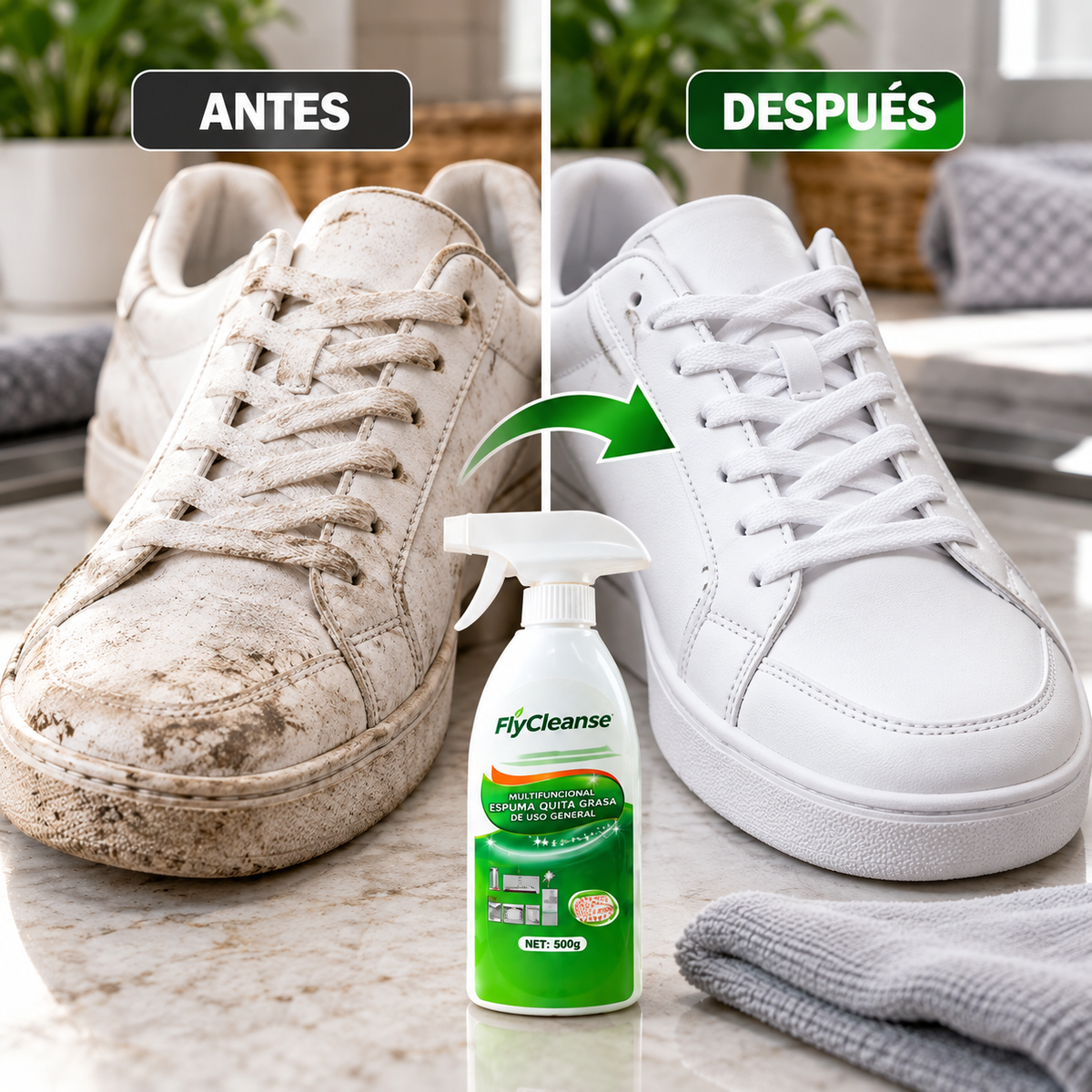 🧼✨ FLYCLEANSE LIMPIADOR MULTIUSOS EN ESPUMA QUITA GRASA Y MANCHAS | LIMPIEZA PROFUNDA PARA TU HOGAR  🚚💚