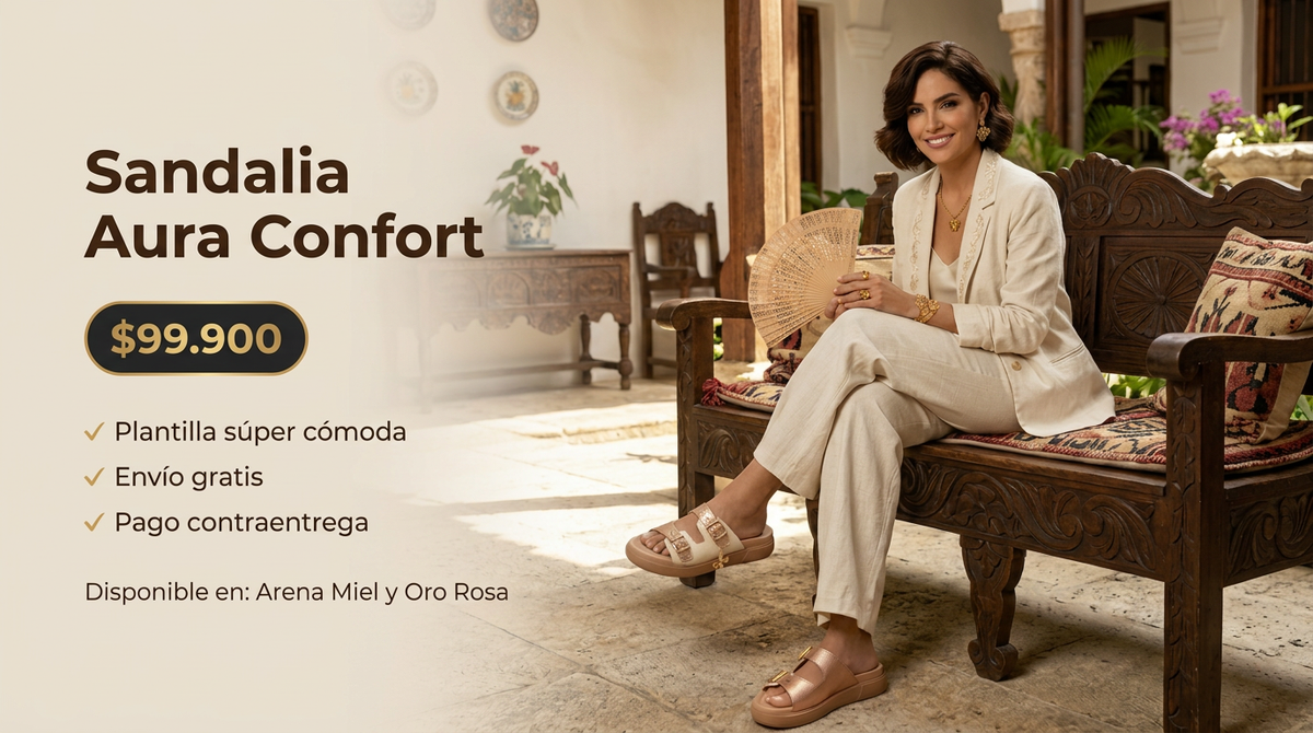 🥰👡SANDALIA ORTOPEDICA AURA CONFORT👡🥰