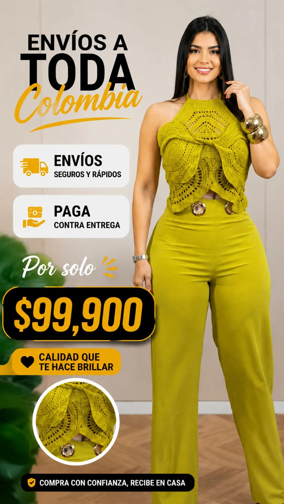 💋CONJUNTO PREMIUM MILANO™ - ELEGANCIA QUE ROBA MIRADAS💫 ELEGANCIA -CONFORT Y ESTILO